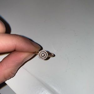 Rose gold Pandora ring